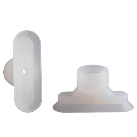 Fipa Oval vacuum cup 45x15 mm, Silicone transparent 132.45x15.020.2